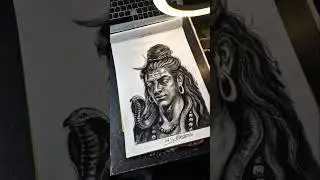 Om namah shivay 🔱 🚩 #shorts #drawingstyles #youtubeshorts #drawing #viral