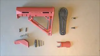 Magpul MOE CTR Buttstock Stock Disassemble and Reassemble