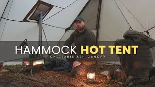 Hammock Hot Tent Camping | OneTigris Ash Canopy