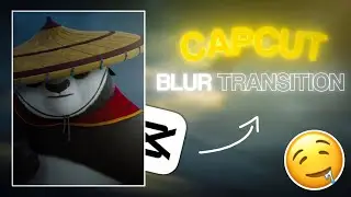 CapCut | smooth blur transition | tutorial