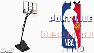 Walmart | NBA Portable Basketball Goal 50ft.