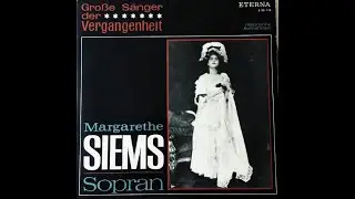 Margarethe Siems - Sopran (сторона 1) Lp