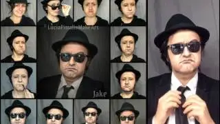 JAKE FROM THE BLUES BROTHERS! MAKEUP TRANSFORMATION BY LUCIA PITTALIS