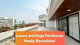 Luxury and Huge Penthouse Newly-Remodeled in Sathorn, Bangkok Thailand