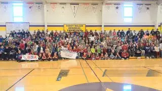Orangeville schools show off Olympic pride in honor of Tessa Janecke