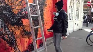 DALeast live street art on Brick Lane May 2013
