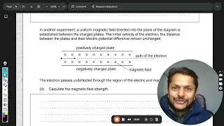 An electron is accelerated from rest by an electric potential difference V. The electronreaches a