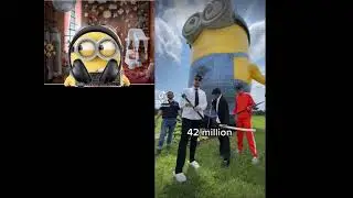 Minion reacting to Mrbeast killing dave.