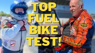 Top Fuel Test Session! Welcome Back Spiderman!