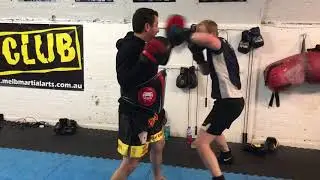 Boxing class at Fight Club Melbourne CBD