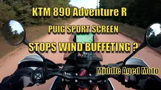 KTM 890 Adventure R Wind  Buffeting Fix ?