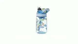 Amazon Kids Water Bottle with Redesigned AUTOSPOUT Straw