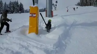 Snow fail Saalbach 2017