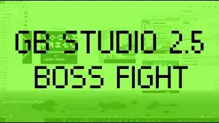 GB STUDIO ПРОСТОЙ БОЙ С БОССОМ