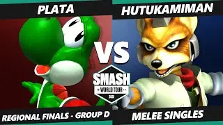 SWT East Asia Group D - Hutukamiman (Fox) Vs. Plata (Yoshi) Smash Melee Tournament