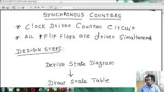 Synchronous up counter design