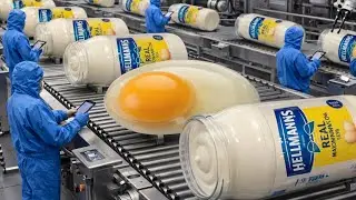 How Mayonnaise is Made: How Hellmann's Real Mayonnaise is made in Factory (Full Process)
