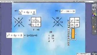 Algebra Factoring (X Box Method)