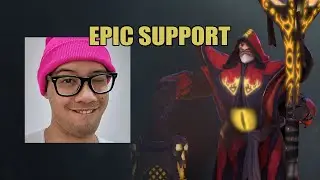 Тайрон Тиага играет за Варлока в Dota 2, EPIC SUPPORT.