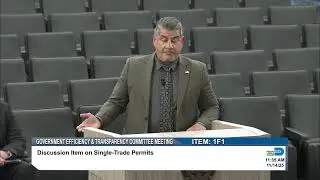 11.14.2025 - Government Efficiency & Transparency Ad Hoc Committee Meeting