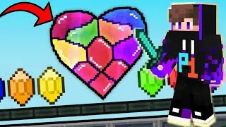Minecraft But with Single Infinity Heart !!