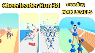 Cheerleader Run 3D Game 👯 Gameplay Walkthrough All Levels (iOS-Android)