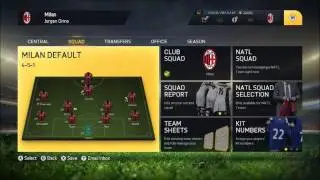 FIFA 15 Next Gen AC Milan Career Mode Ep. 1 - TRANSFER WINDOW