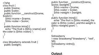 Overriding & Overloading in PHP