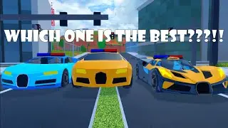 Eclaire VS Beignet VS Brulee in Roblox Jailbreak! Which is the Best Bugatti?