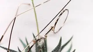 Designer Gold High End Eyeglasses Stylish Eyewear Women Men Optical Frame