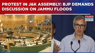 High Drama In J&K Assembly As BJP Demands Discussion On Jammu Floods, CM Omar Walks Out Amid Protest