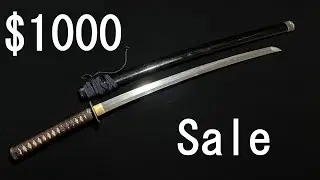 GENDAITO Dragonfly Tsuba Fuchikashira GUNTO Blade April 1945 Kobayashi Nariyuki Samurai Sword