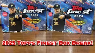 2025 Topps Finest Baseball Hobby Box Break!