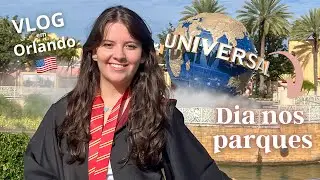 Mais um dia nos PARQUES da UNIVERSAL | Vlog morando em Orlando 🇺🇸