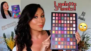 NYX Tetris Palette 3 Looks with natural lighting | Tetris eyeshadow Tutorials | Vanessa Elle