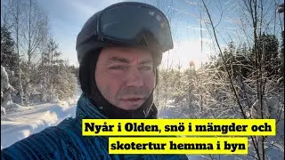Ett lite rörigt, snöigt avsnitt! Snöröjning, badar skoter mm