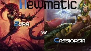 Zyra Mid vs. Cassiopeia - Featuring iTz Julez/ImBatman2230 (Playing with Subs)