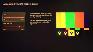 How Enable / Disable Night Mode in XBOX Series X - Turn On Eye Protection in XBOX