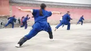 Wushu performance by student