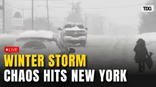 US Winter Storm LIVE: Heavy Snow Buries New York State | Flights Delayed | Warnings Issued