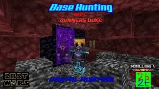 2b2t Minecraft 1.20. Base Hunting With Dunners. What's through This Portal.