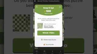 Daily puzzle 💯 #chess #chesspuzzle #chessmate #dailypuzzle #chessproblem