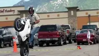Coonyz Custom Cycles Charity stunt show by CycoWard