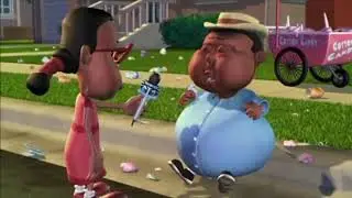Jimmy Neutron // cotton candy contest