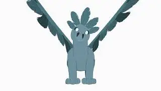 Winged Creature 2D Animation