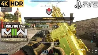 PS5 Modern Warfare 2 Ground War Gameplay Walkthrough 4K 60FPS HDR | COD MW2 Ground War Gameplay 4K