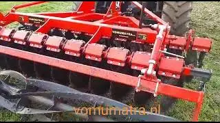 Groenbemesters verkleinen met frontschijveneg plus messenrol @vomumatra