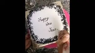 #ytshorts #trending #cakedesign #newyearcake #blackforestcake #youtubeshorts #homebaker