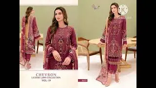 Shree Fabs | Chevron Luxury Lawn Collection Vol- 19 | Vinayak Enterprise #lawnsuits #unstitchedsuits
