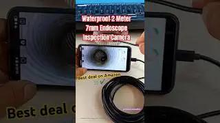 Waterproof Endoscope Inspection Camera 💯😍 #shorts #gadgets #amazon #endoscopy